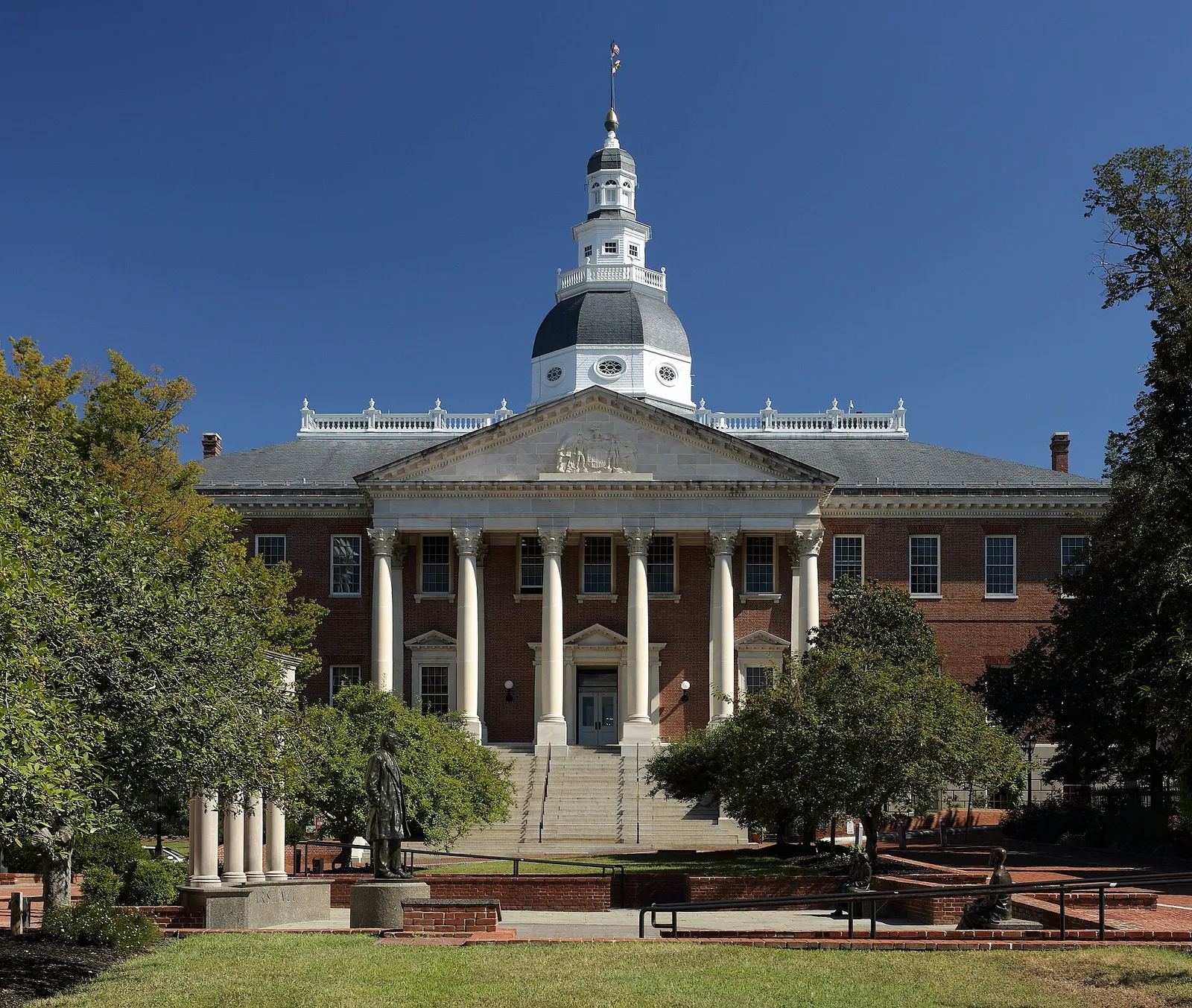 The Maryland State House in historic Annapolis