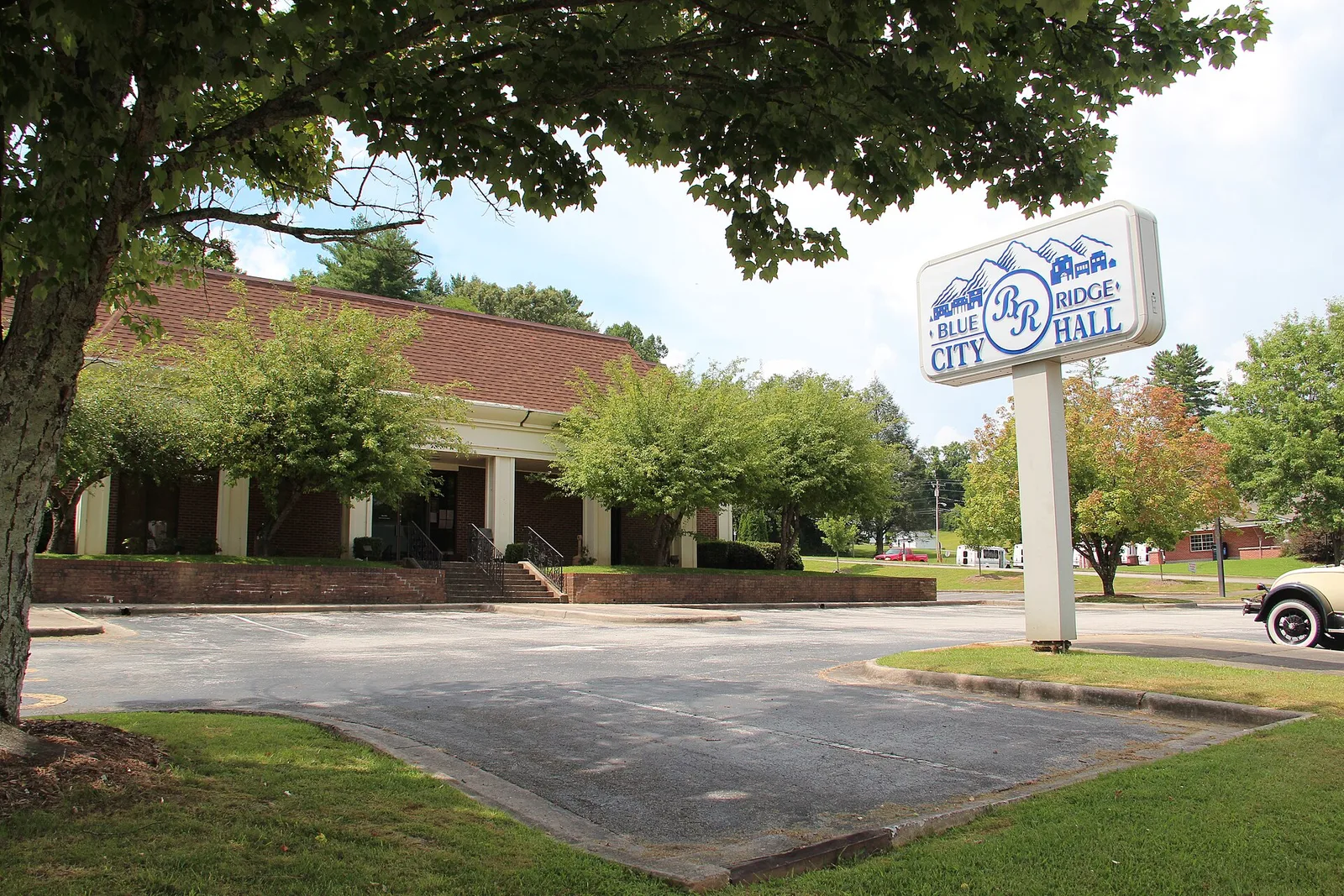 The town of Blue Ridge in north Georgia
