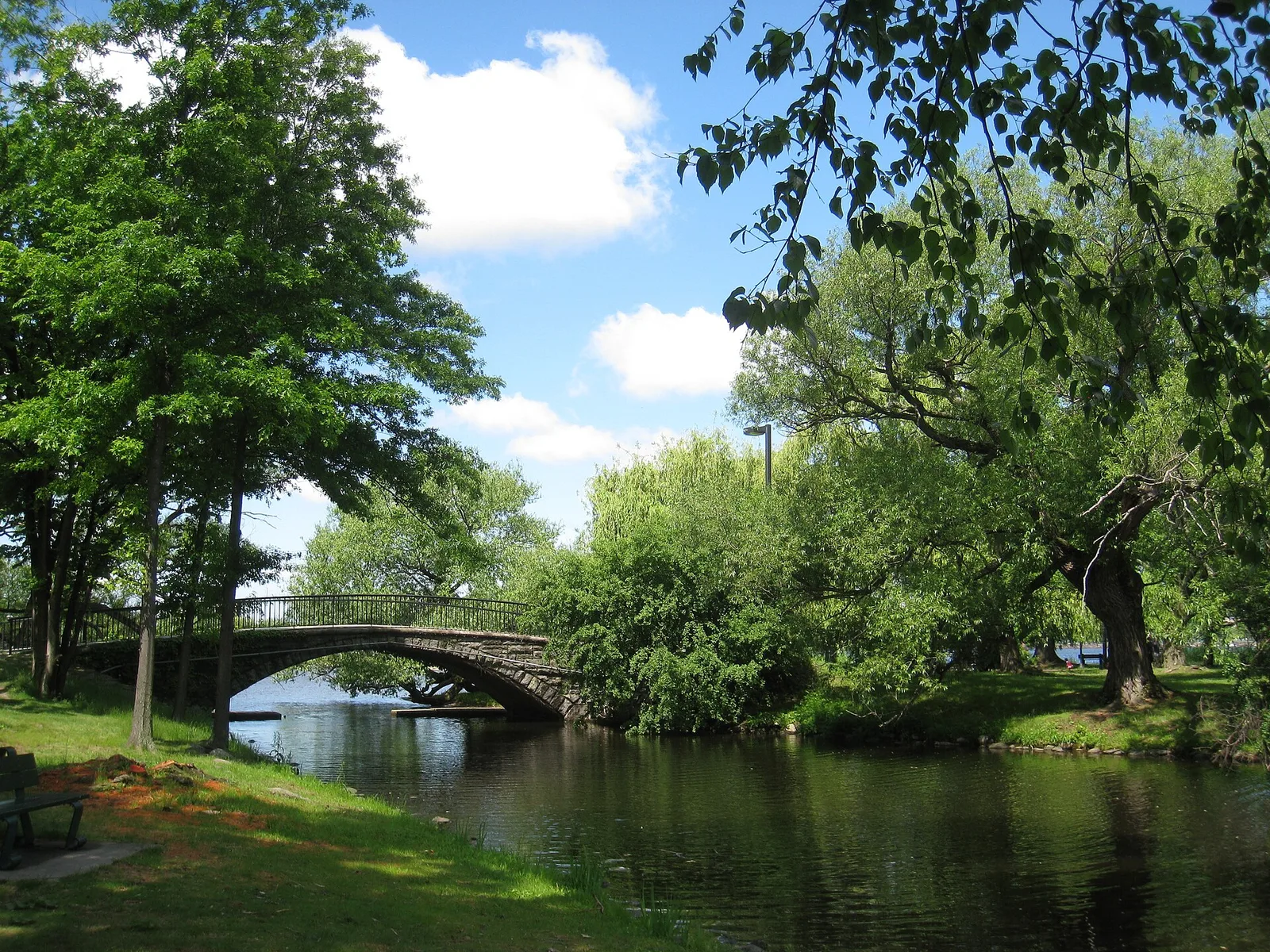 The Charles River Esplanade in Boston