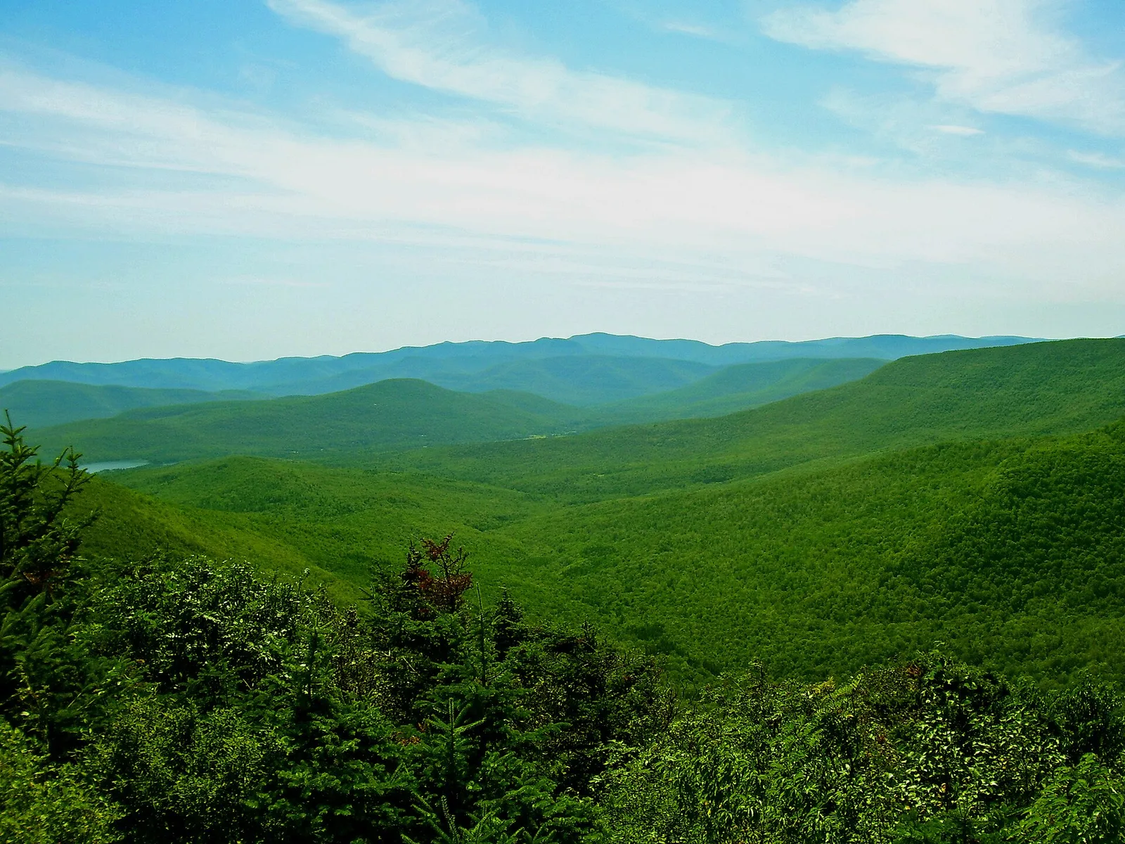 The Catskill Mountains in New York State