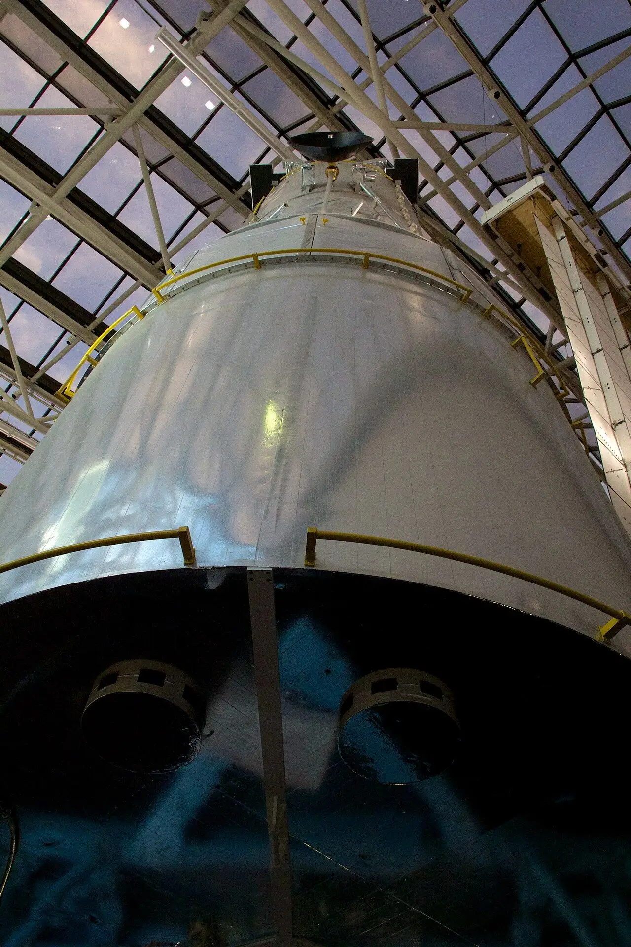Hubble Space Telescope exhibit at the National Air and Space Museum in Washington DC; an archival collection photograph, not a present gallery floor plan.