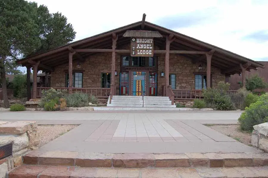 Lodge exterior at Bright Angel Lodge & Cabins in South Rim / Grand Canyon Village