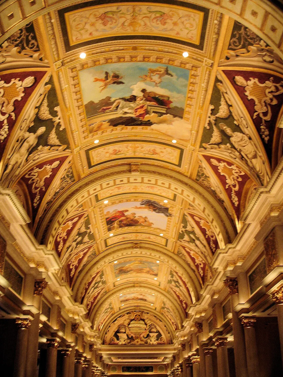 Public interior at The Venetian Resort Las Vegas in Central Strip