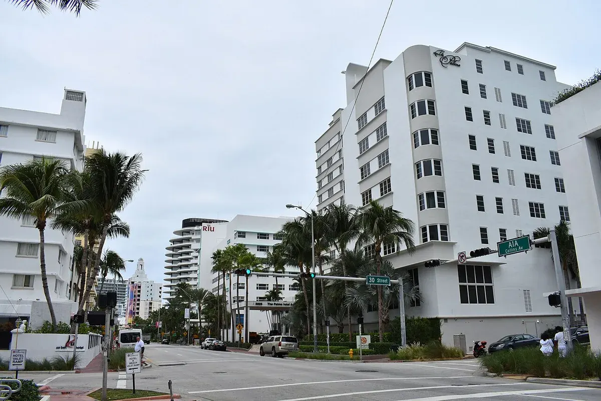 Exterior on Collins Avenue at The Palms Hotel & Spa in Mid-Beach