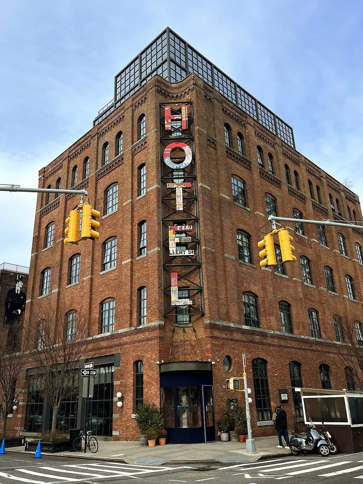 Exterior at Wythe Hotel in Williamsburg, Brooklyn