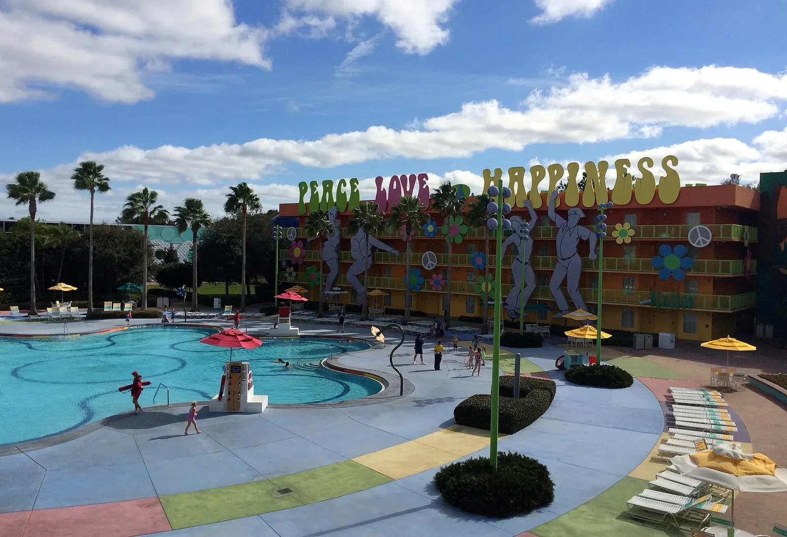Disney’s Pop Century Resort · Hippy Dippy Pool, January 2015 archival photograph.