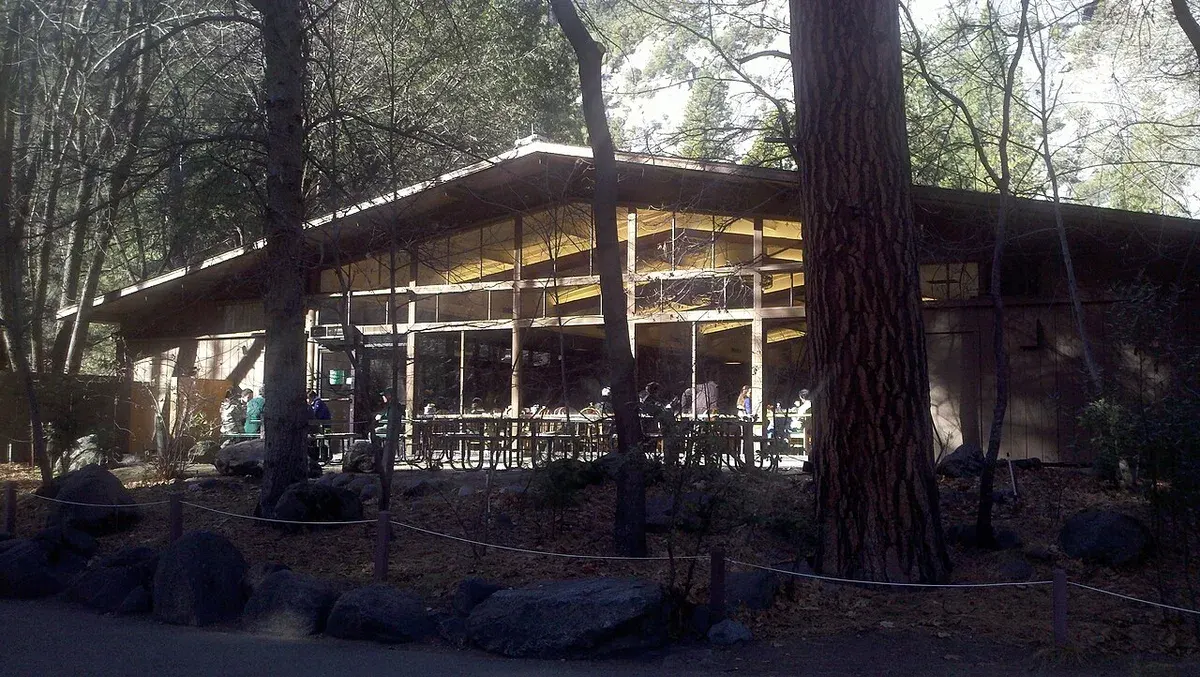 Dining-room building at Yosemite Valley Lodge in Yosemite Valley