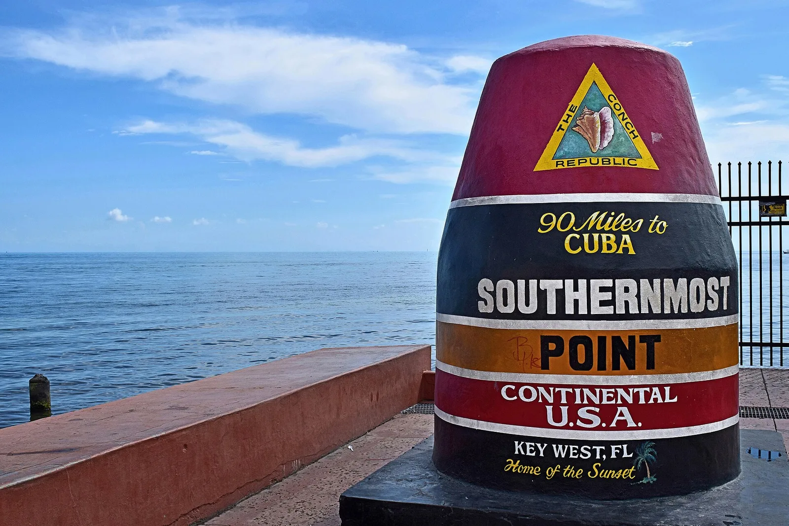 Key West at the end of the Florida Keys
