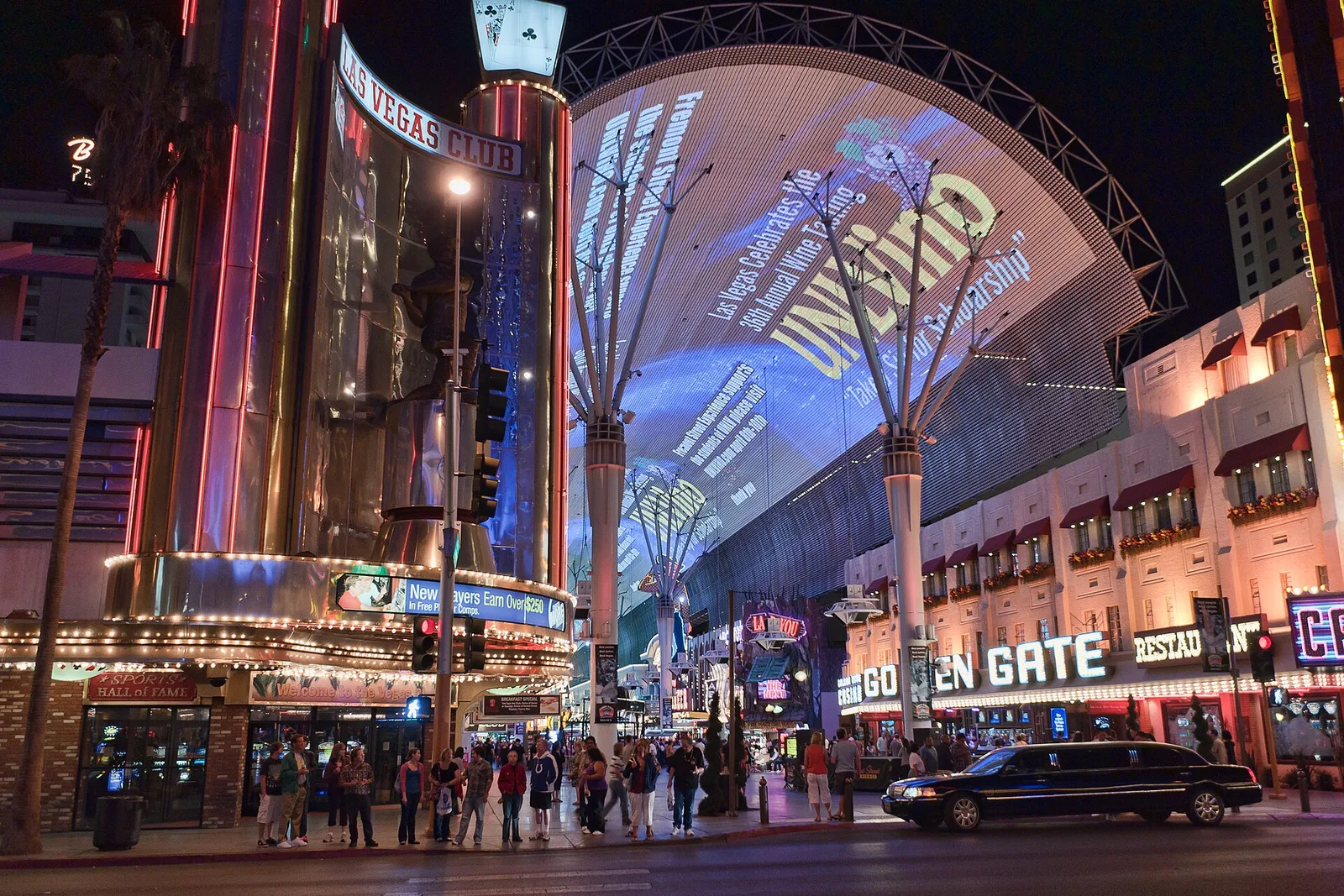 The Fremont Street Experience in Las Vegas