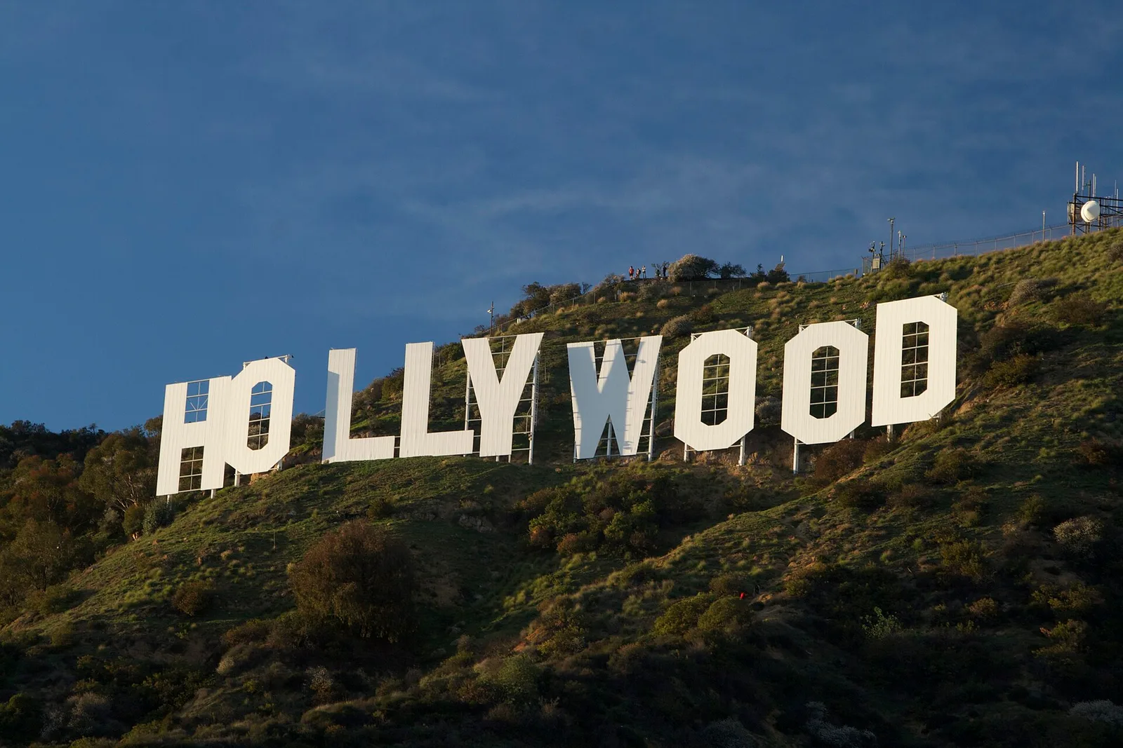 The Hollywood sign in Los Angeles