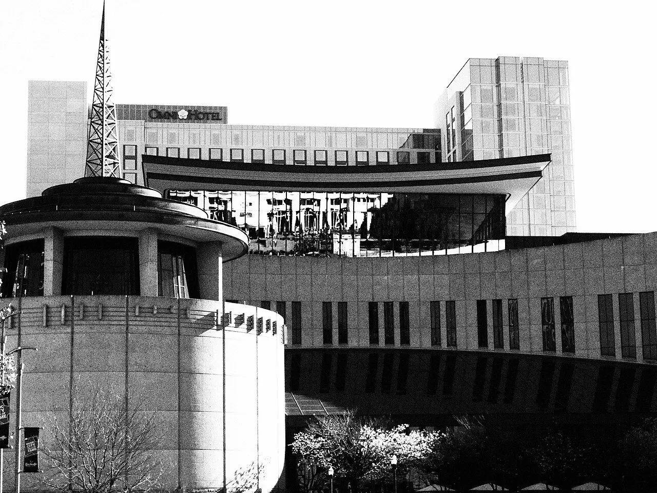 Country Music Hall of Fame and Museum exterior in Nashville.