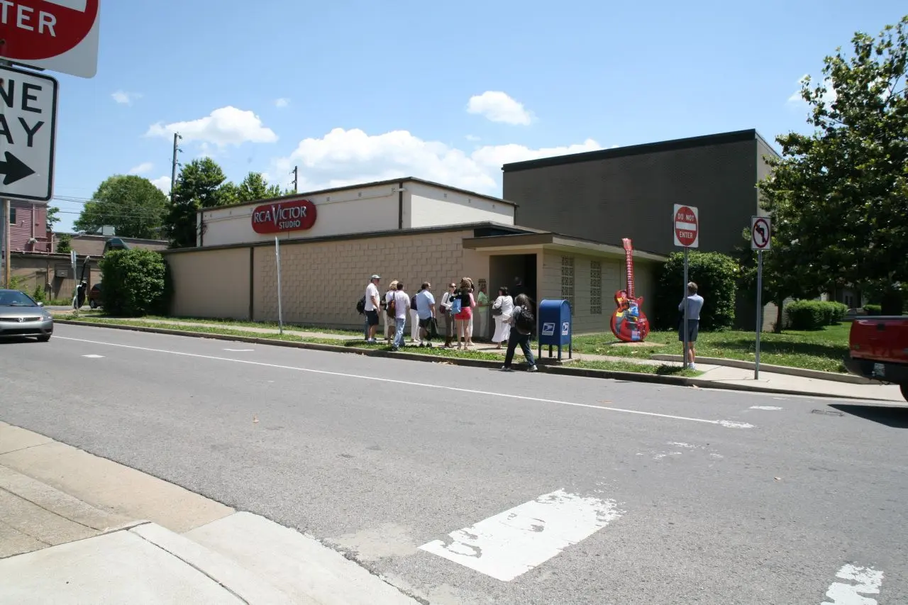 Historic RCA Studio B in Nashville; this is a different location from the museum entrance.