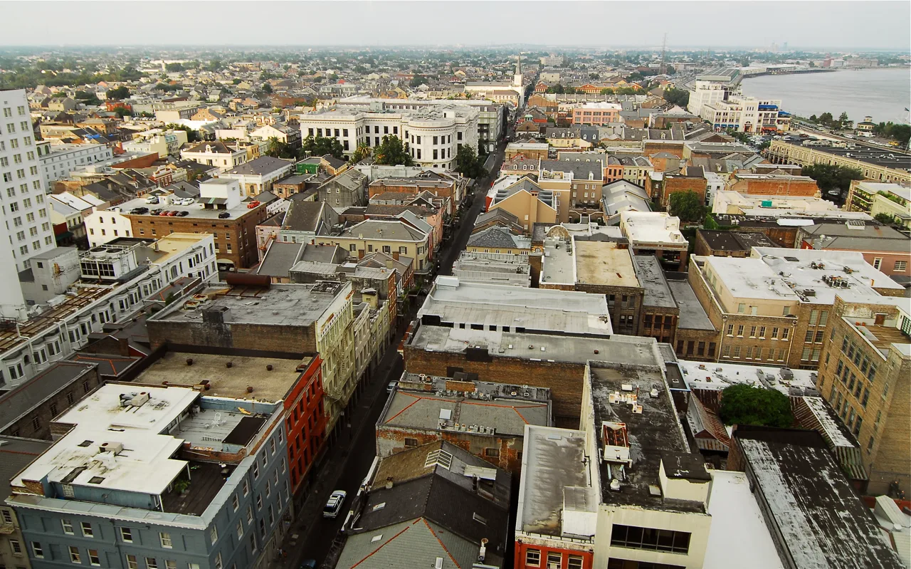 The French Quarter in New Orleans