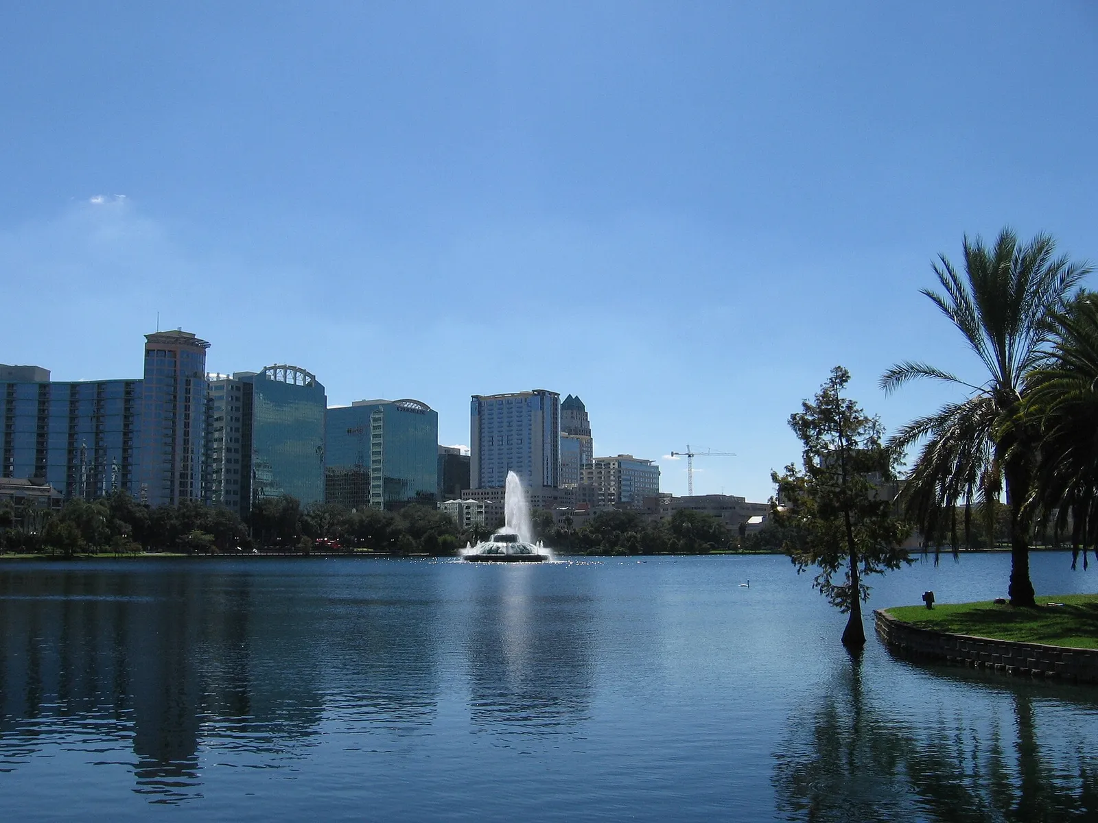Lake Eola in downtown Orlando