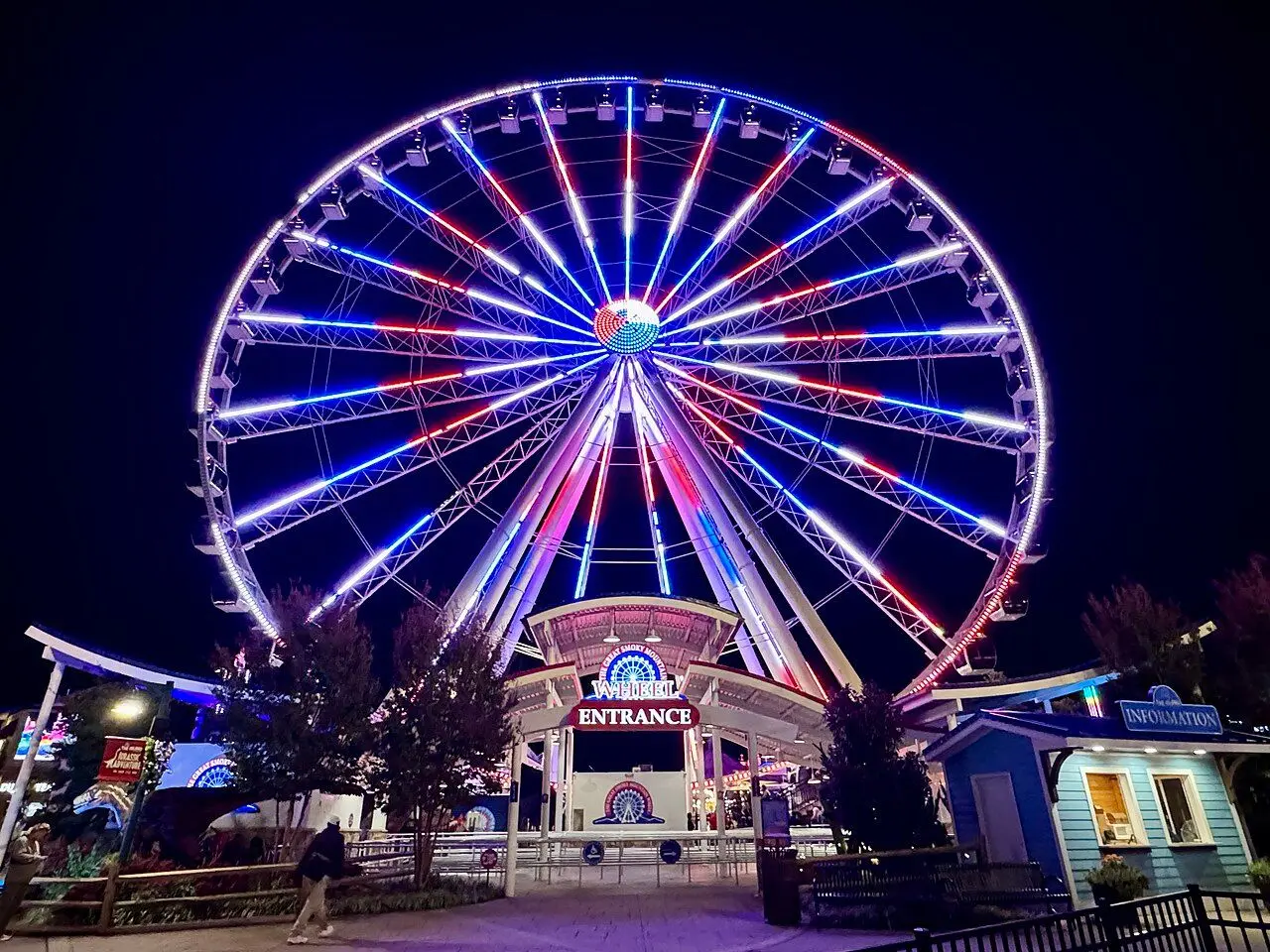 The Great Smoky Mountain Wheel at The Island in Pigeon Forge · October 2025.