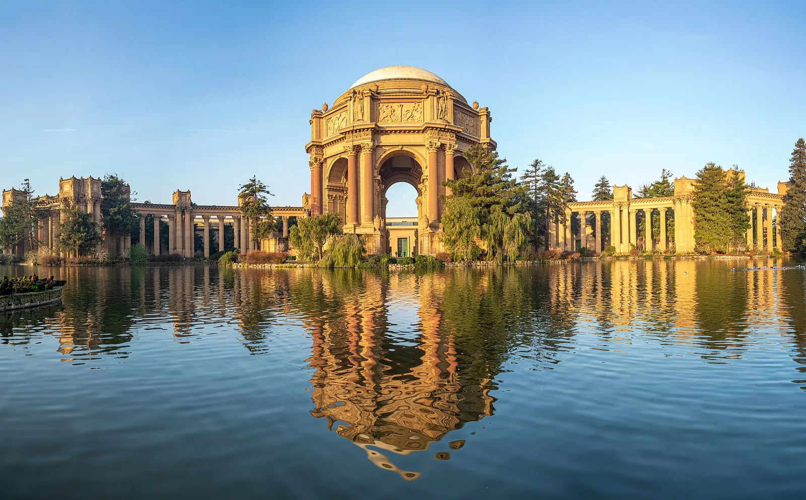 The Palace of Fine Arts in San Francisco
