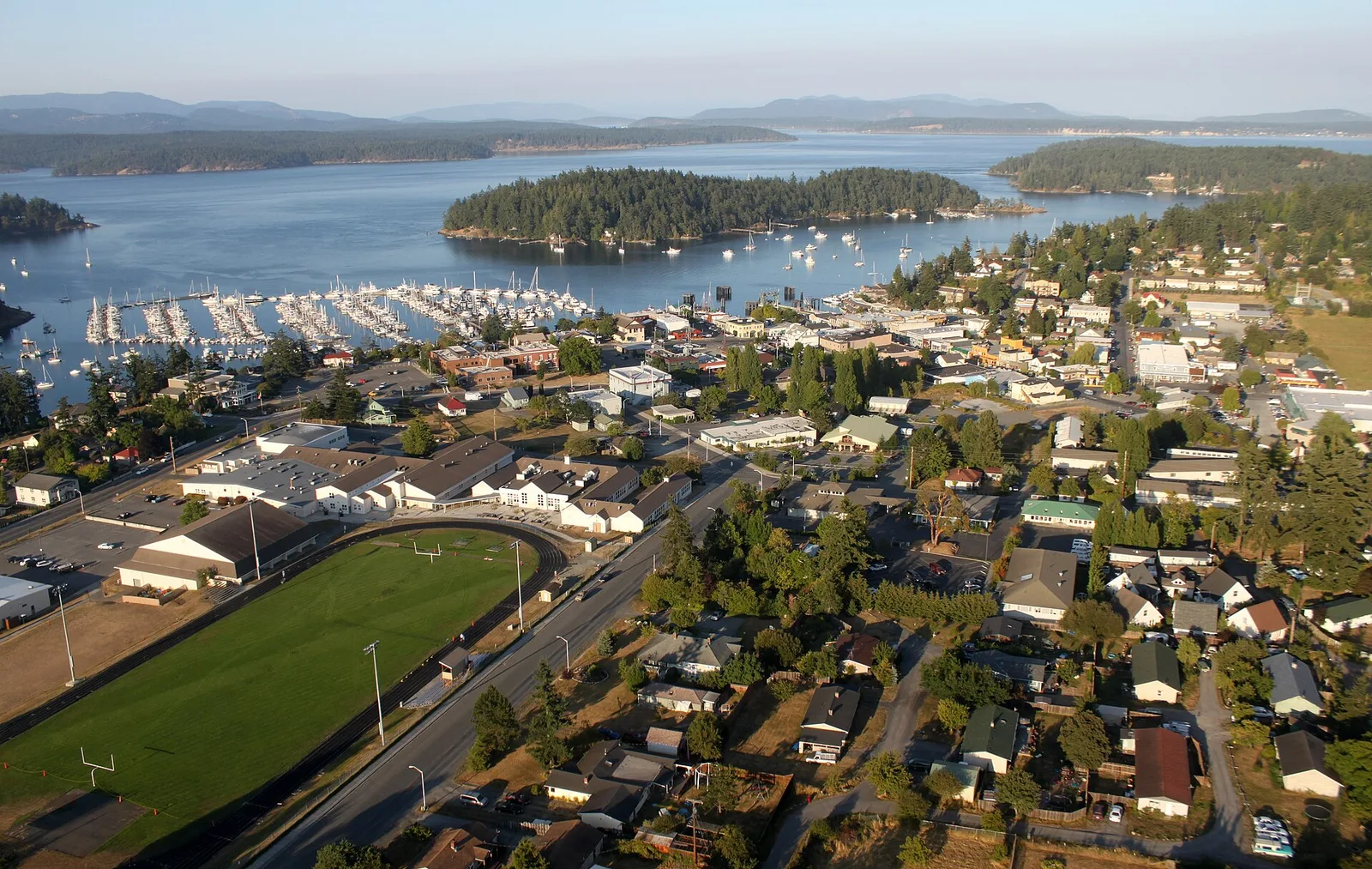 Friday Harbor in the San Juan Islands, Washington