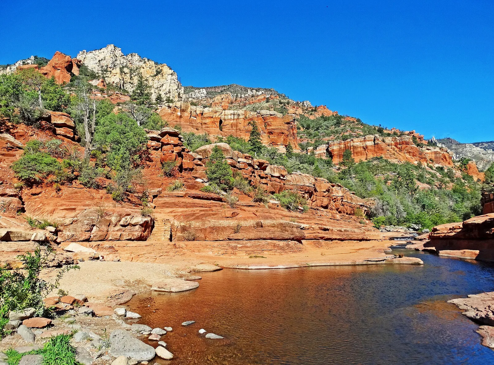 Slide Rock State Park in Oak Creek Canyon